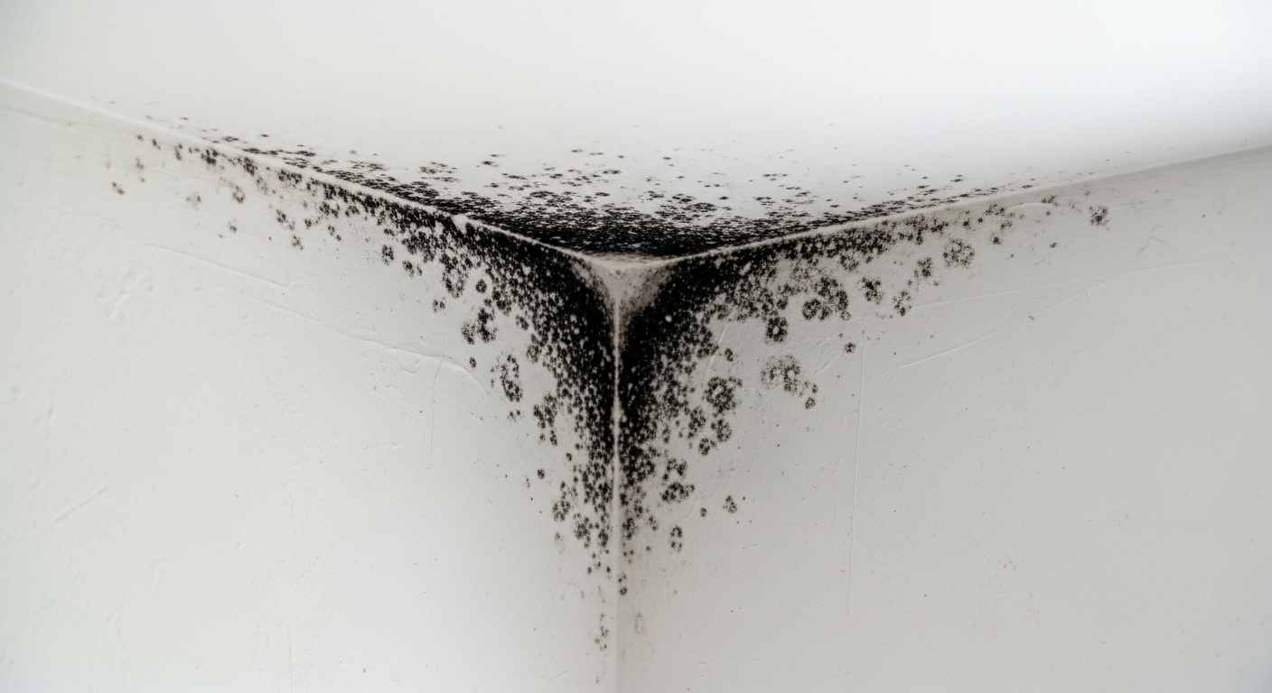 Black Mould on a Bathroom Ceiling: Causes and How to Remove It